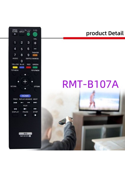 Sony Blu-Ray Oynatıcı Için Uzaktan Kumanda RMT-B107A BDP-S570 BDP-S370 (Yurt Dışından)