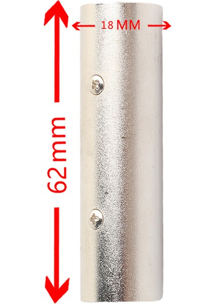 Xlr Erkek - Erkek Adaptör, Mikrofon Hattı Adaptörü -2'li Paket (Yurt Dışından)