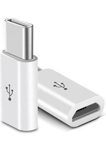 USB Dişi - Tip C Erkek Adaptör Beyaz (Yurt Dışından)