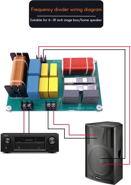 800W Tweeter Woofer Hoparlör 2 Yollu Geçiş 2800Hz PA-280 Bölücü (Yurt Dışından) indirimleri