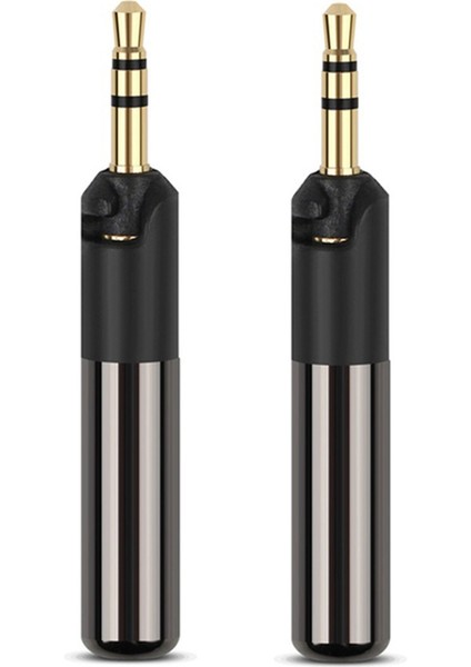 Momentum Için 2 Adet 2.5mm Jack Kulaklık Fişi Pin Adaptörü, Siyah (Yurt Dışından)