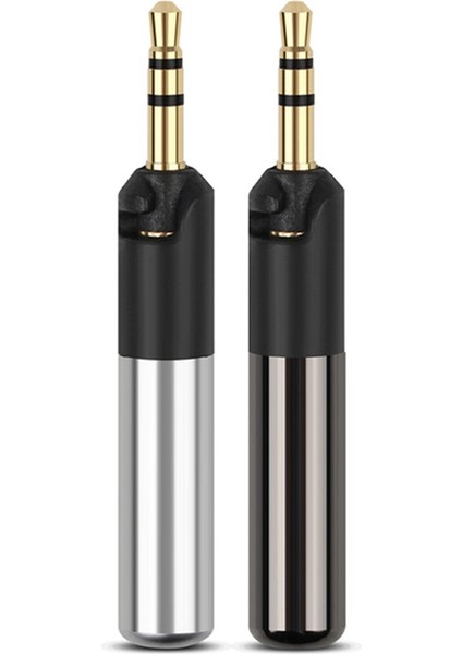Momentum Için 2 Adet 2.5mm Jack Kulaklık Fişi Pin Adaptörü, Siyah (Yurt Dışından)