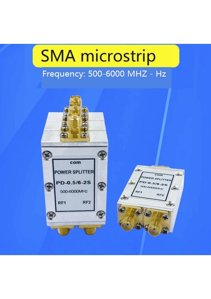 Sma Mikroşerit Gücü Bir Nokta Iki 0,5 Ghz-6 Ghz Rf Birleştirici Wıfi 10 W (Yurt Dışından)