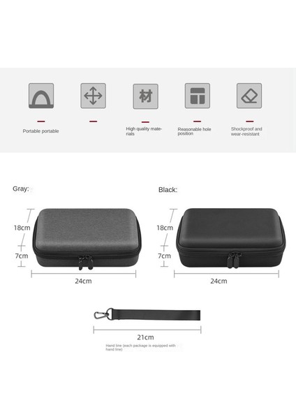 INSTA360 One R Twin Edition Için Taşıma Çantası Siyah (Yurt Dışından)