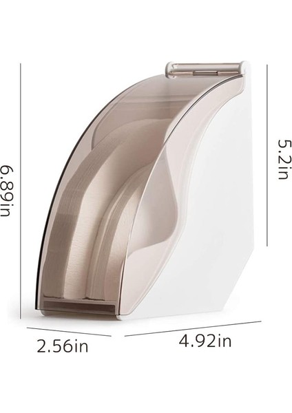 Kahve Filtresi Tutucu, Kahve Kağıdı Depolama Dispenseri Raf Rafı (Yurt Dışından)