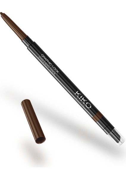 Kikomilano Göz Kalemi - Graphıc Look Eyes & Body Pencıl - 03 Into The Brown