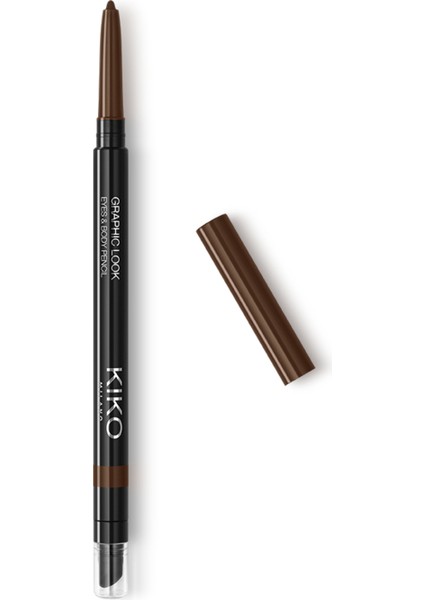Kikomilano Göz Kalemi - Graphıc Look Eyes & Body Pencıl - 03 Into The Brown modelleri
