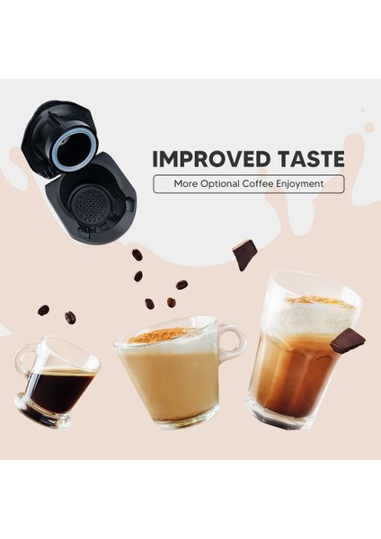 Nespresso Kapsülleri Için Adaptör Dolce Gusto Crema Make B'yi Dönüştürür (Yurt Dışından)