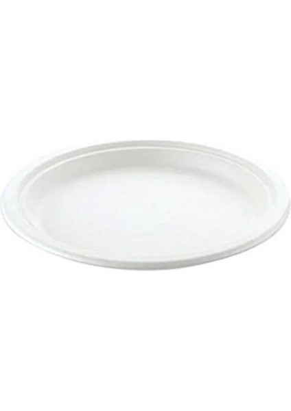 Nature Ekolojik Karton Kağıt Tek Kullanımlık Oval Tabak - 20X26 Cm. - 50 Adetlik 10 Paket