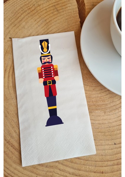 Sunum Peçetesi - Fındıkkıran Asker Baskılı Sunum Peçetesi