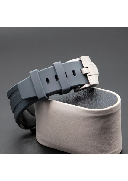 apple Watch 42 44 45 49 mm Kordon Metal Bağlantılı Silikon Kordon 89 1/2/3/4/5/6/se/se2/7/8/9/ultra Luxplus 2024