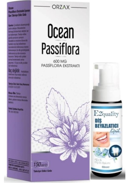 Ocean Passiflora Şurup 150 Ml - Diş Beyazlatıcı Köpük