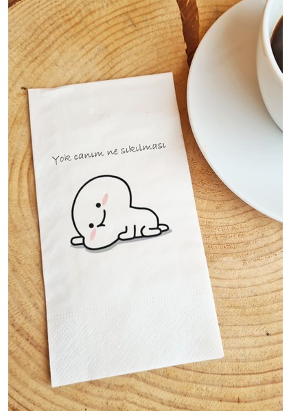 Sunum Peçetesi yok canım ne sıkılması Yazılı Kağıt Peçete