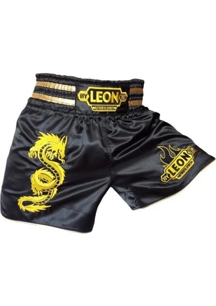 By Leon 1982 Leon Dragon Muay Thai Kick Boks Şortu