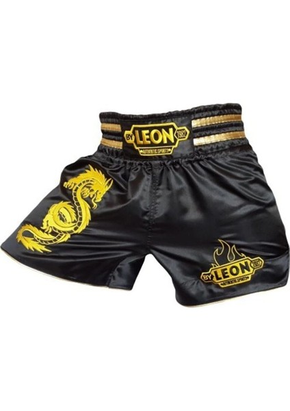 By Leon 1982 Leon Dragon Muay Thai Kick Boks Şortu