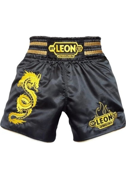 By Leon 1982 Leon Dragon Muay Thai Kick Boks Şortu