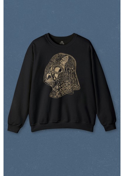 Unisex Sweatshirt Star Wars Darth Vader Anakin Skywalker Baskılı Sweat