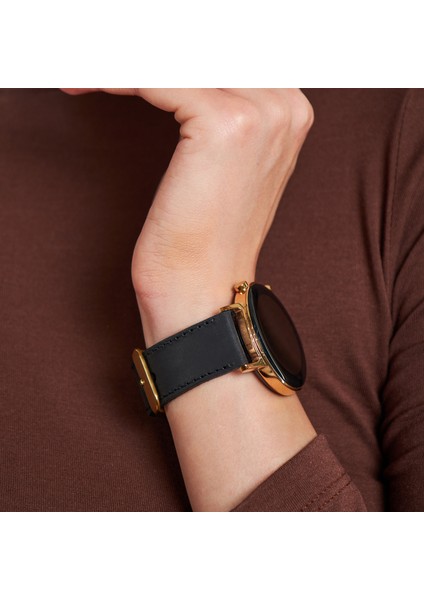 Huawei Watch Gt Gt2 E GT2E GT2PRO Gt3 Gt3 Pro Huawei Watch 4 Pro Ultimate Deri Kordon Kayış 46 22MM Siyah indirimleri