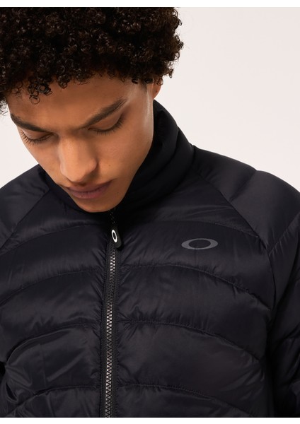 Siyah Erkek Kapüşonlu Zip Ceket FOA404730 Snowbound Pkble Down Puff modelleri