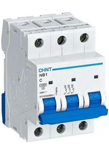 Nb1 3 Kutup 10KA C/50A Otomatik Sigorta