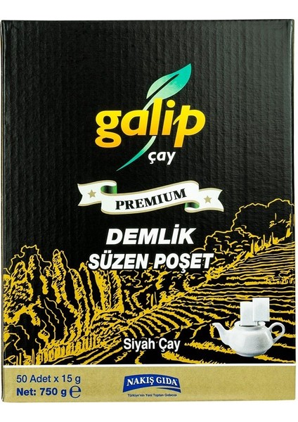 Galip Premium Demlik Poset Çay 750 GR