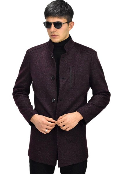 Erkek Hakim Yaka Kaşe Kaban BGL-ST03412