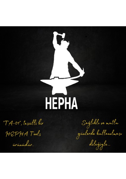 'HEPHA Tools' Premium Kalite %100 Yarma Deri Çivi Önlüğü (Ta-01 Navy Blue) indirimleri