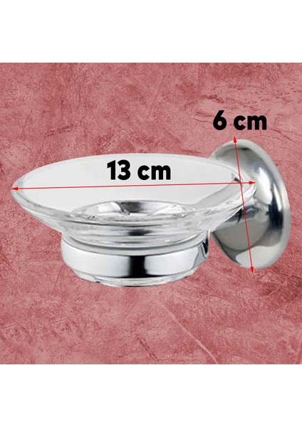 Sabunluk Katı Sabunluk Vidalı El Sabunluğu Kristal