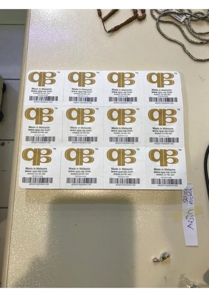 Qpp Sarı Bujiteri Küpe