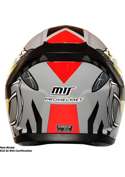 Motosiklet Kask Ece 22.r06 Sertifikalı Güneş Vizörlü Fiber Kask Full Face Motor Kaskı Yeni Sezon