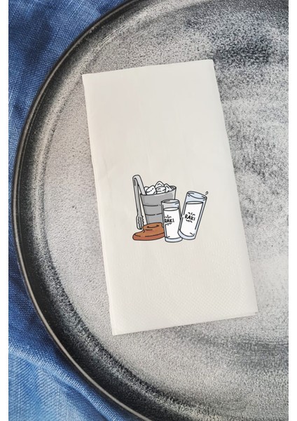 Sunum Peçetesi Rakı Sofrası Konuşan Kağıt Peçete