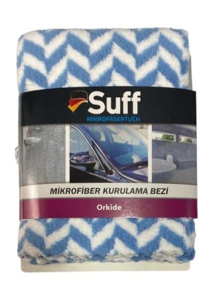 Mikrofiber Kurulama Bezi Temizlik Bezi Havlusu Alman Kalitesi Suff 1 Adet 70X50 Orkide Yeşil Suff