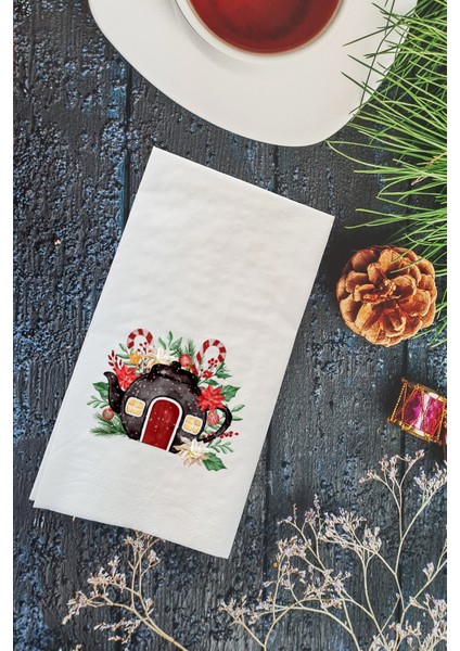 Sunum Peçetesi Yılbaşı - Yeni Yıl Peçetesi