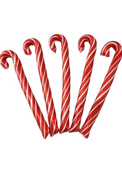 Doğum Günü Yılbaşı Baston Şeker Kırmızı 10 Adet fiyatları
