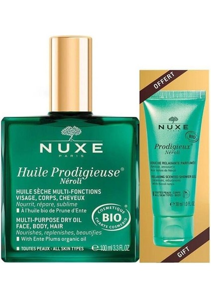 Prodigieux Huile Neroli 100ML+ Shower Gel 30ML Set