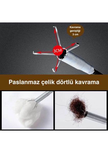 Clamp Tıkalı Lavabo ve Gider Boruları Açma Aparatı Kıskaçlı fiyatları