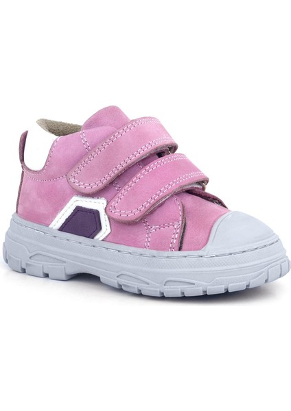 Tails Hakiki Deri Pembe Cırtlı Çocuk Spor Bot