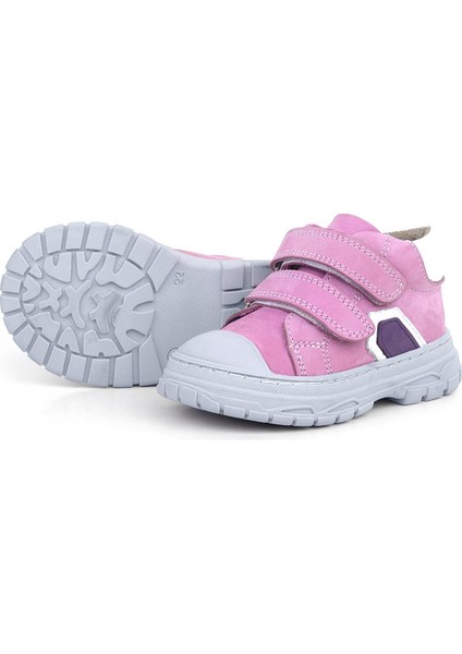 Tails Hakiki Deri Pembe Cırtlı Çocuk Spor Bot indirimleri