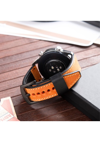 Huawei Watch Gt Gt2 E GT2E GT2PRO Gt3 Pro GT3PRO Huawei Watch 4 Pro Ultimate Deri Kordon Kayış 46 22MM