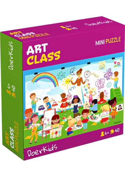 Sanat Sınıfı Mini Puzzle | 40 Parça 4+ Yaş