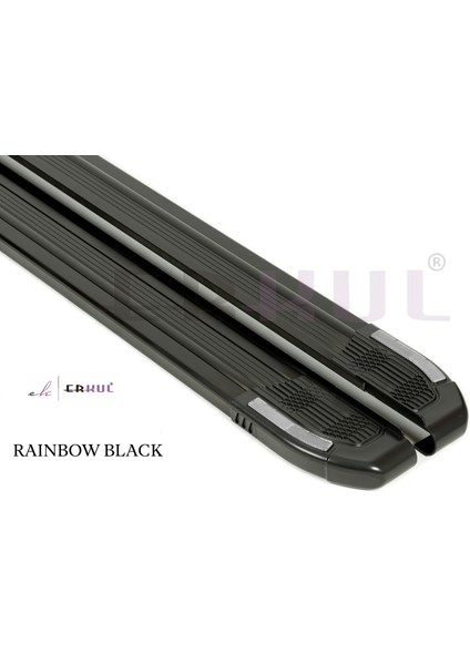 Honda-Hrv Hıbrıt 2021 Üzeri Yan Basamak Rainbow Siyah
