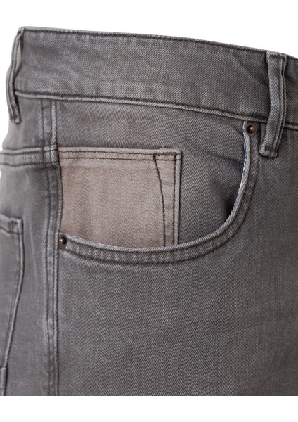 Kahve Renk 5 Cepli Denim Pantolon