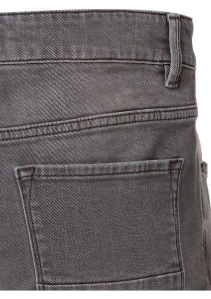 Kahve Renk 5 Cepli Denim Pantolon