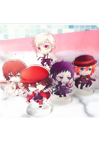 Sevimli Anime Bungou Sokak Köpekleri Nakajima Atsushi Akrilik Standı Şekil Masaüstü Dekorasyon Modeli Oyuncak Cosplay Bebek (Yurt Dışından) modelleri