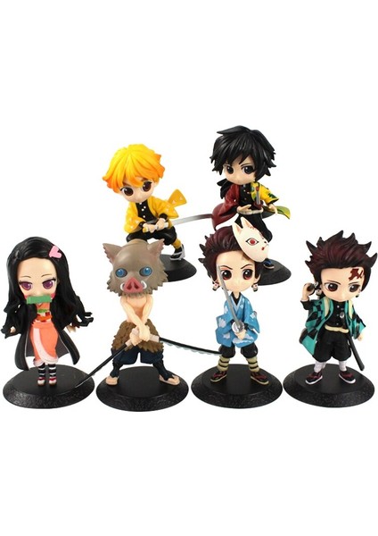 14-16 cm Anime Iblis Avcısı Kimetsu Hiçbir Yaiba Q Posket Kamado Tanjirou Nezuko Agatsuma Tomioka Giyuu Pvc Aksiyon Figürleri Oyuncaklar Hediyeler (Yurt Dışından) modelleri