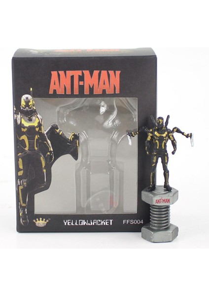 Sıcak Süper Kahraman Karınca Adam Karınca Adam Hank Pym Wasp Pvc 6.5 cm Action Figure Fan Koleksiyonu Şekil Oyuncaklar Boys Için Hediye Bebek (Yurt Dışından)