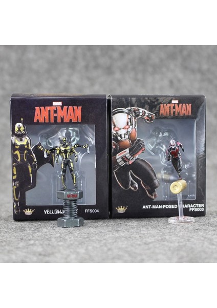 Sıcak Süper Kahraman Karınca Adam Karınca Adam Hank Pym Wasp Pvc 6.5 cm Action Figure Fan Koleksiyonu Şekil Oyuncaklar Boys Için Hediye Bebek (Yurt Dışından)