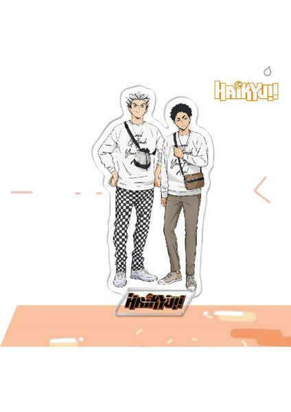 Haikyuu Karasuno Hinata Kageyama Tsukishima Sugawara Anime Akrilik Standı Şekil Koleksiyon Model Oyuncak Bebek Hediyeleri (Yurt Dışından)