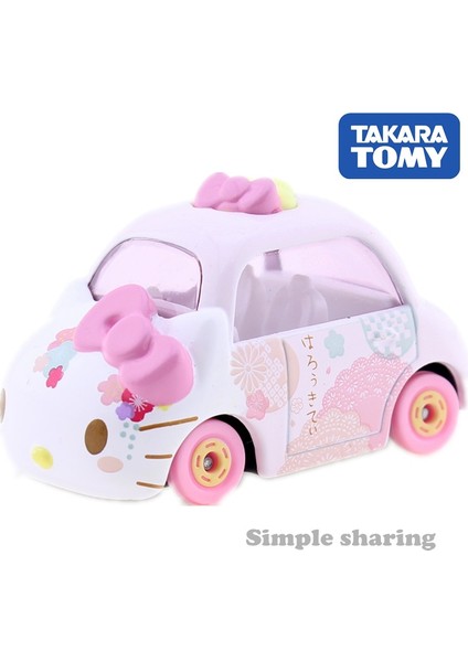 Takara Tomy Dream Tomica Hello Kitty Koleksiyonu 6 Parça Kutu Oto Araba Motorları Araç Döküm Metal Modeli Koleksiyonu Çocuk Oyuncakları (Yurt Dışından)