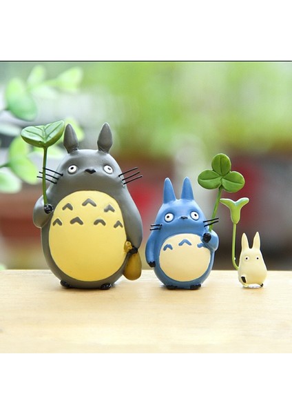 Sıcak Totoro Yaprak Şekil Oyuncak Stüdyo Ghibli Miyazaki Hayao Komşum Totoro Pvc Aksiyon Figürleri Koleksiyon Model Bebek Çocuk Oyuncak (Yurt Dışından)